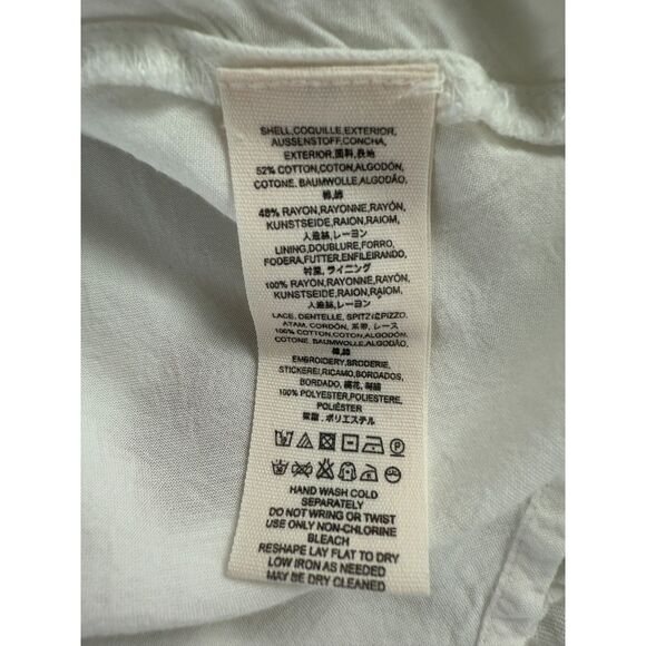 Free People Women's Counting Daisies Embroidered Mini Dress Size S *Stains* - Picture 6 of 12